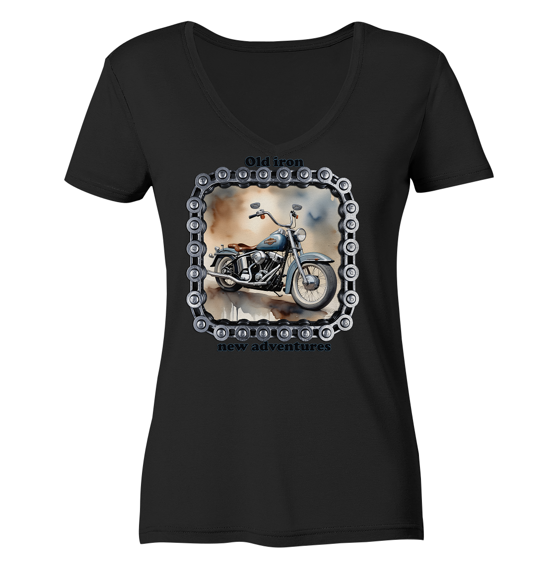 Bike4 - Ladies V-Neck Shirt