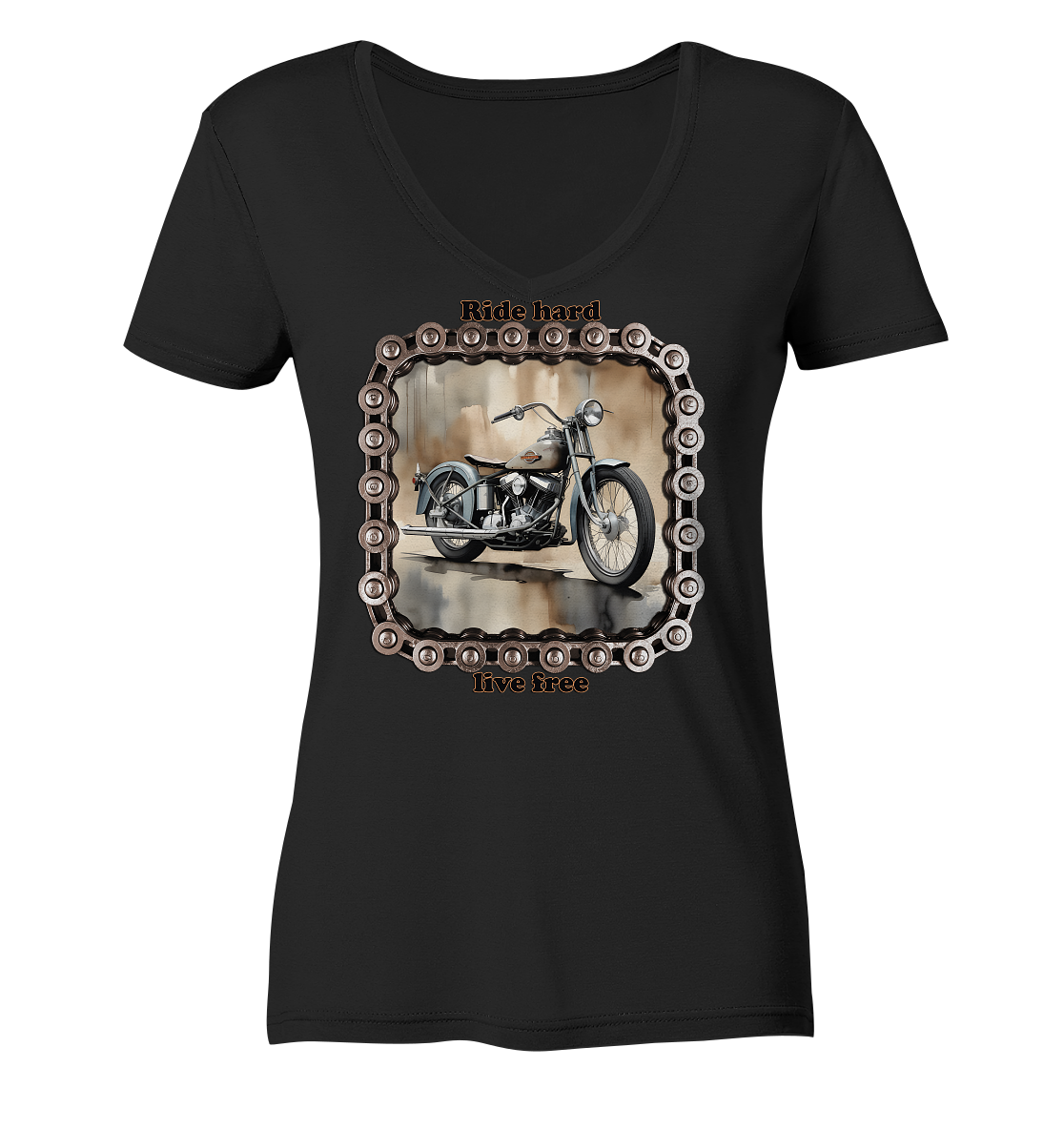 Bike7 - Ladies V-Neck Shirt