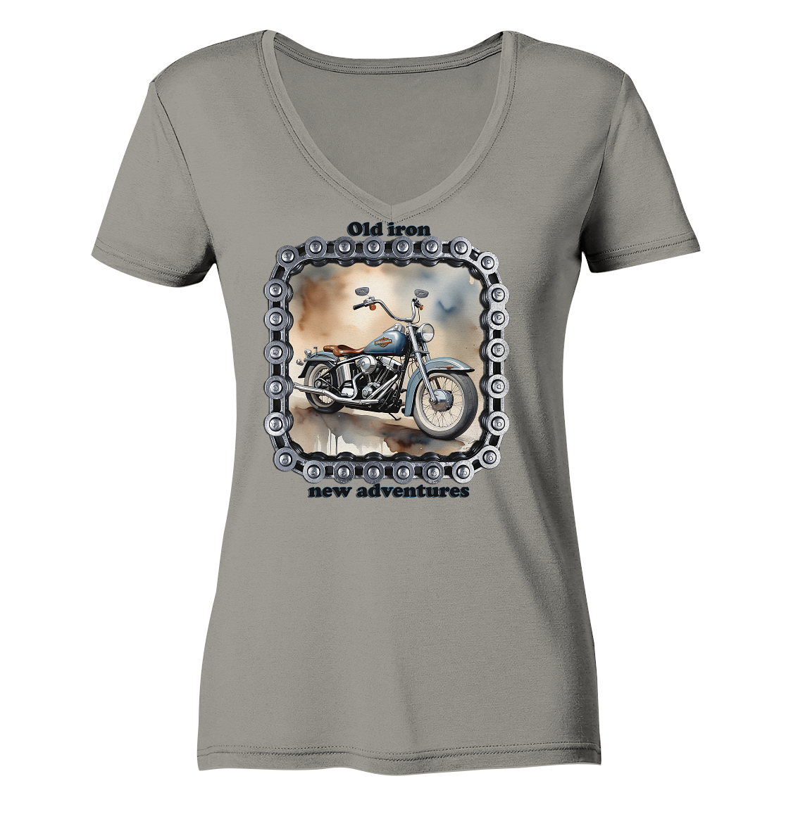 Bike4 - Ladies V-Neck Shirt