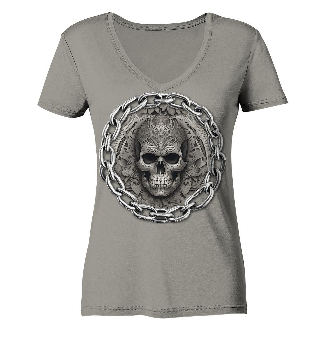 New Deathhead7 - Ladies V-Neck Shirt