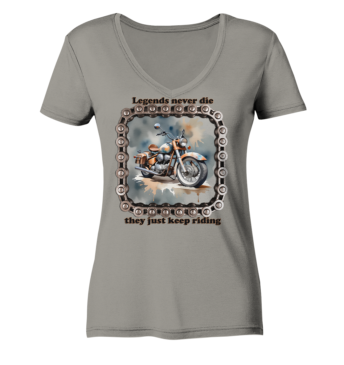 Bike5 - Ladies V-Neck Shirt