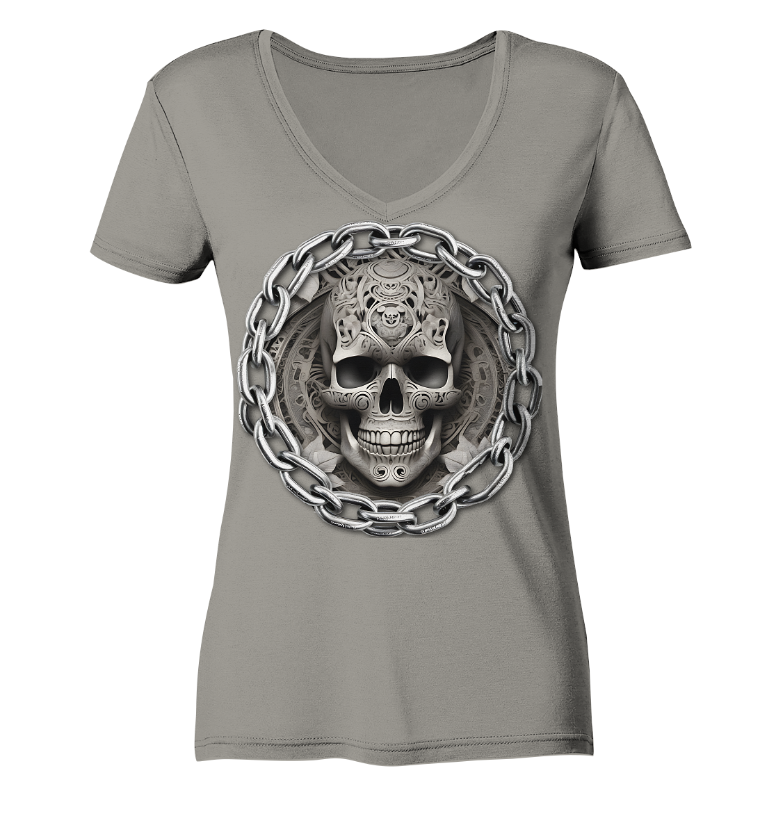 New Deathhead5 - Ladies V-Neck Shirt