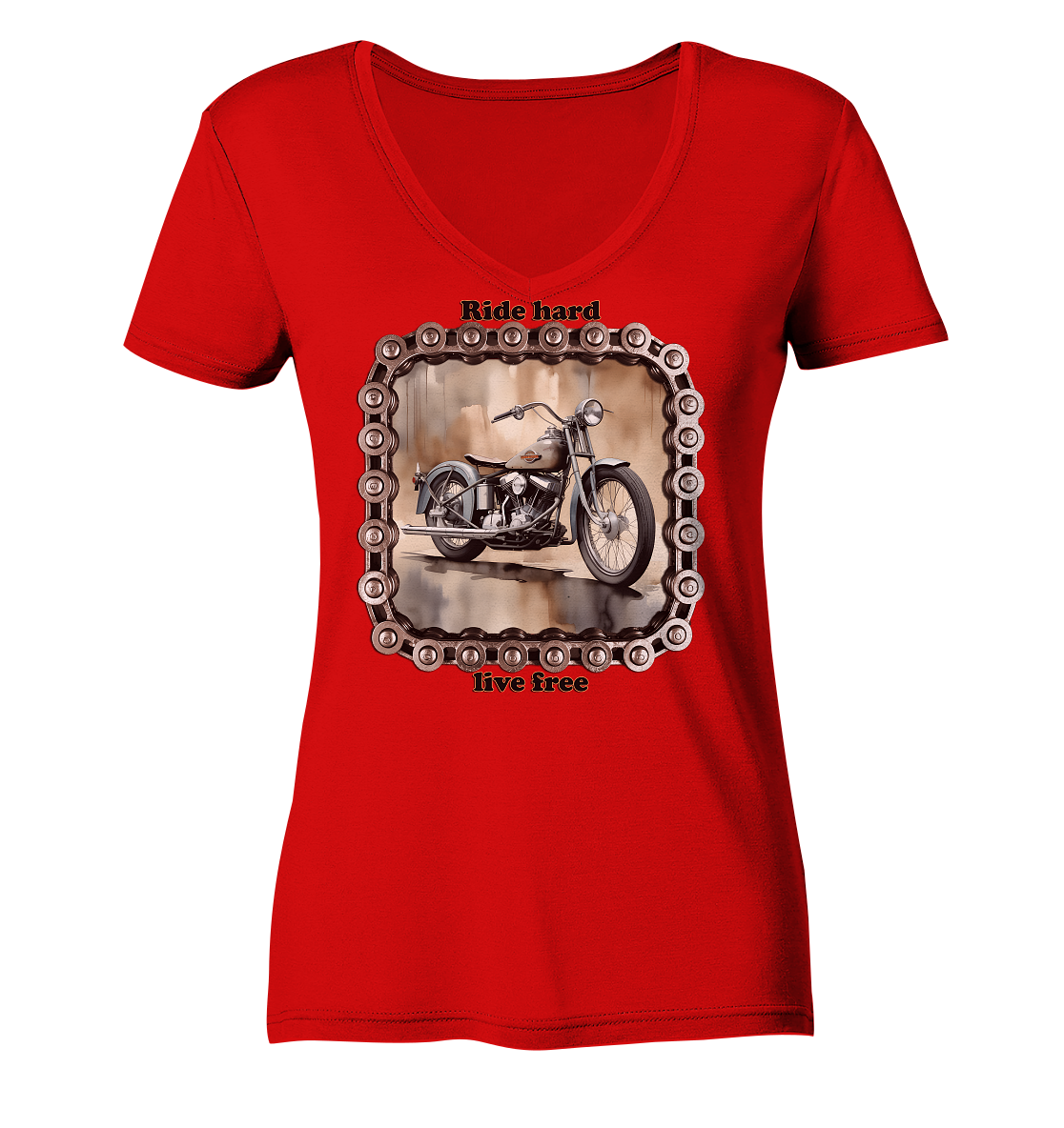 Bike7 - Ladies V-Neck Shirt