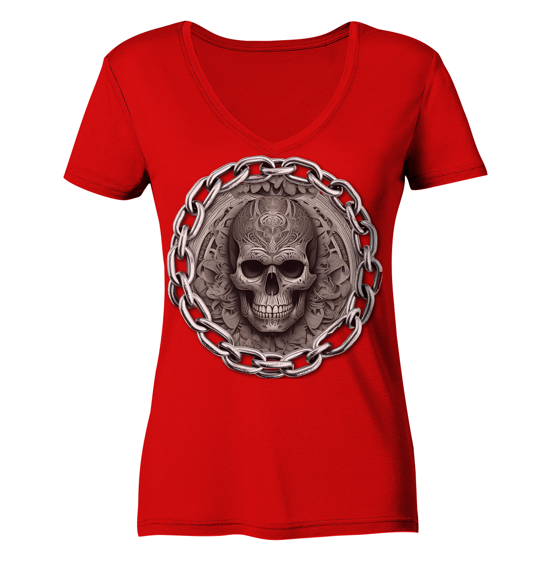 New Deathhead7 - Ladies V-Neck Shirt