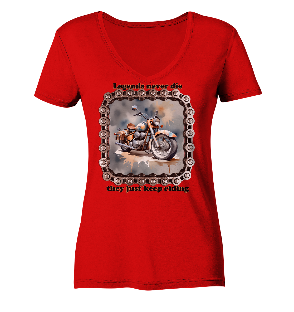 Bike5 - Ladies V-Neck Shirt