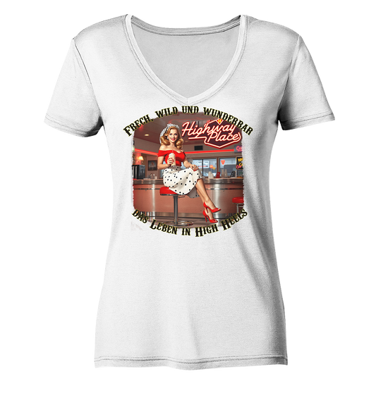 Pinup 2 - Ladies V-Neck Shirt