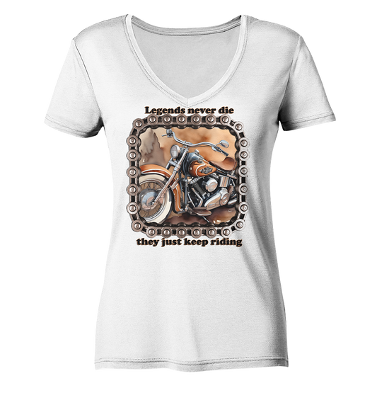 Bike6 - Ladies V-Neck Shirt