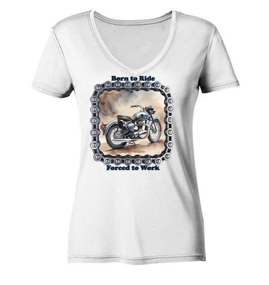 Bike2 - Ladies V-Neck Shirt