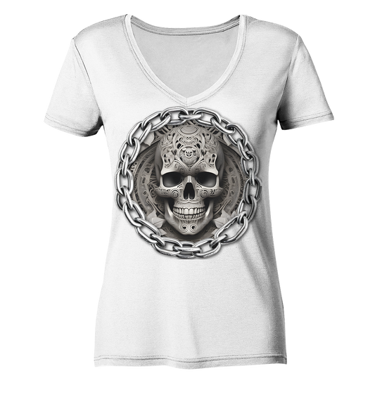 New Deathhead5 - Ladies V-Neck Shirt