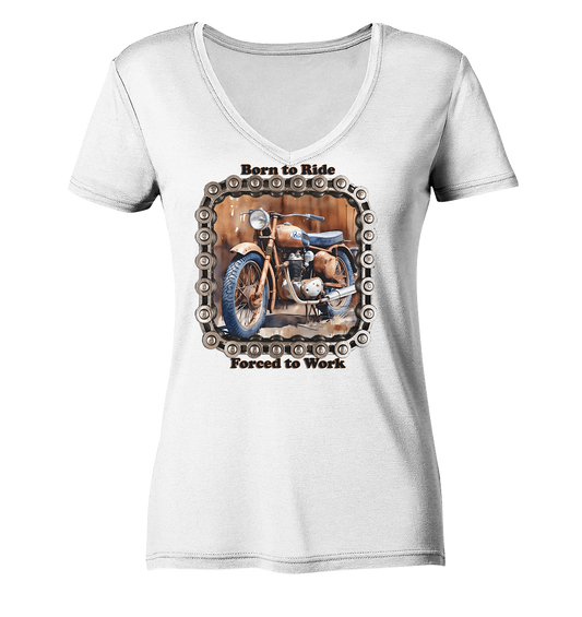 Bike1 - Ladies V-Neck Shirt