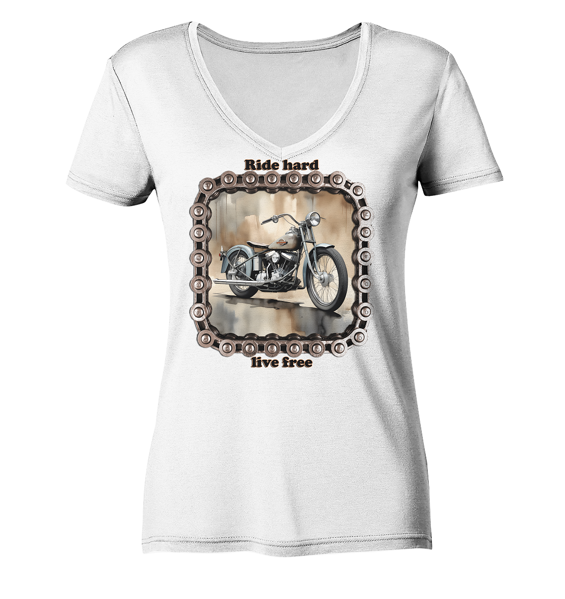 Bike7 - Ladies V-Neck Shirt