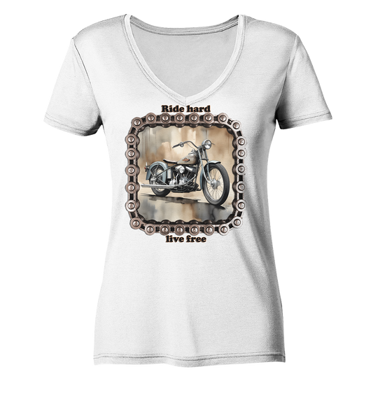 Bike7 - Ladies V-Neck Shirt