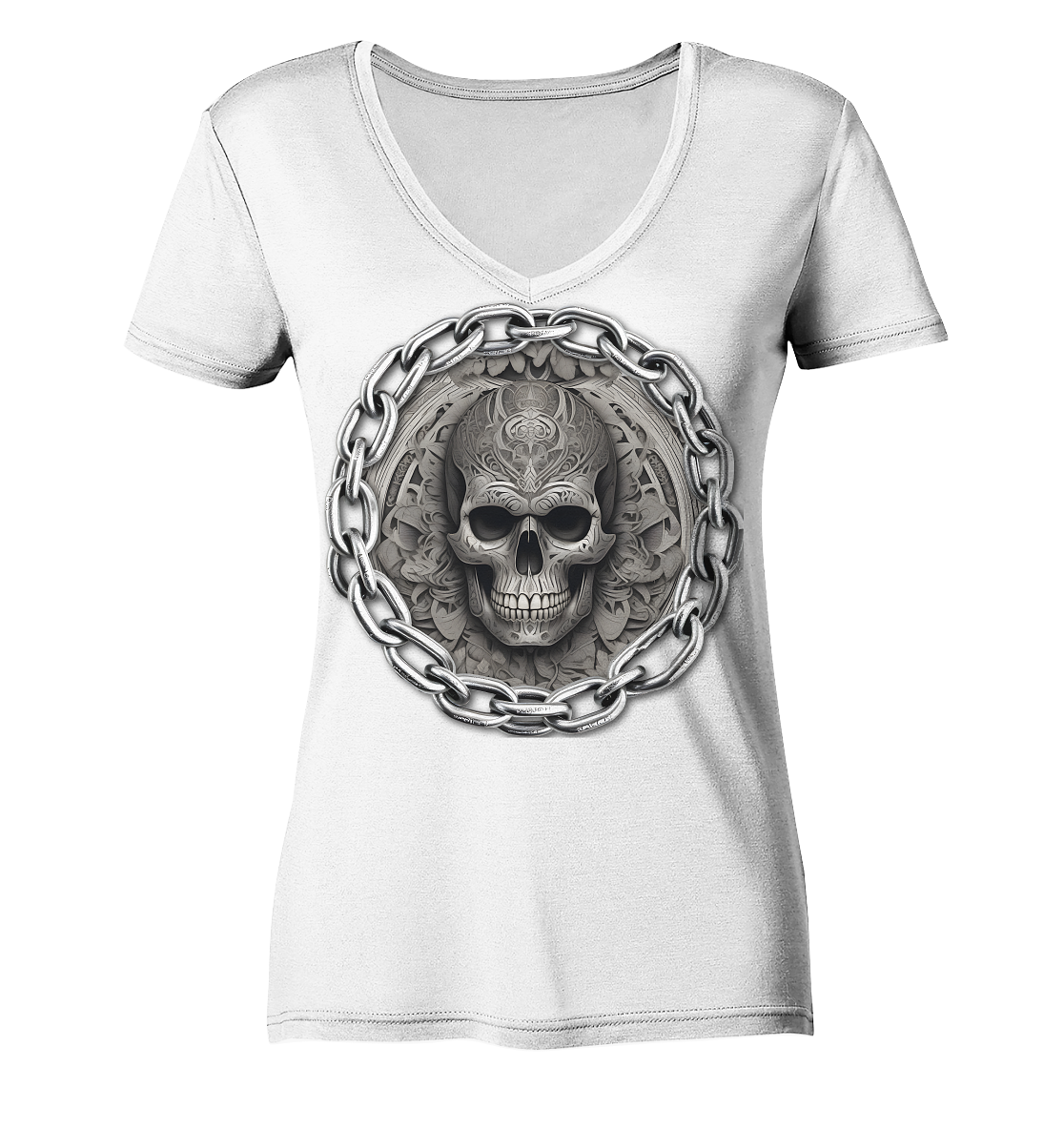 New Deathhead7 - Ladies V-Neck Shirt