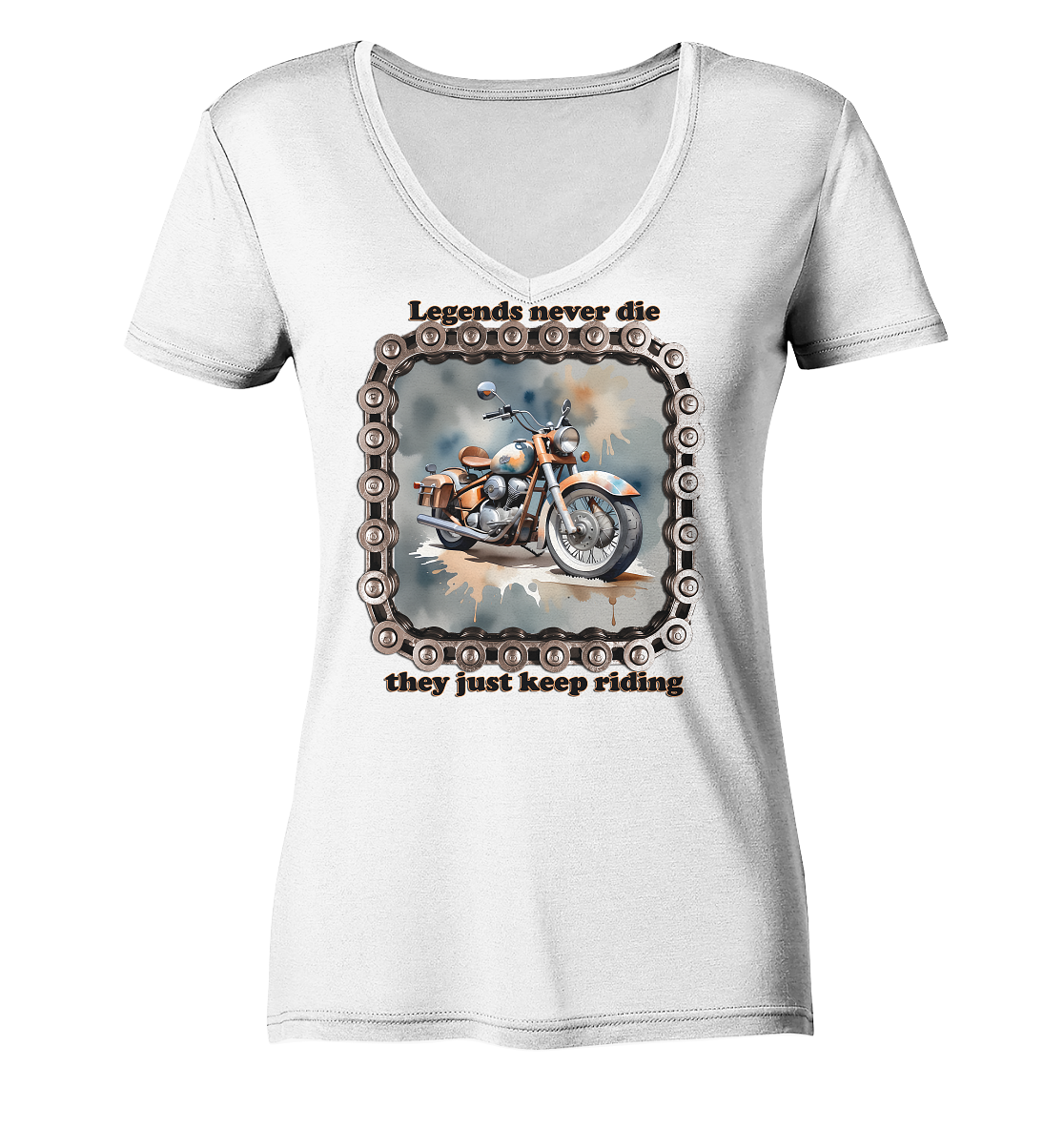 Bike5 - Ladies V-Neck Shirt