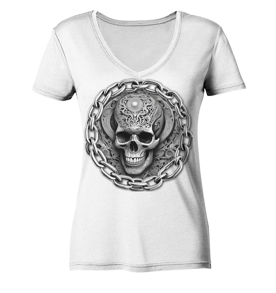 New Deathhead - Ladies V-Neck Shirt