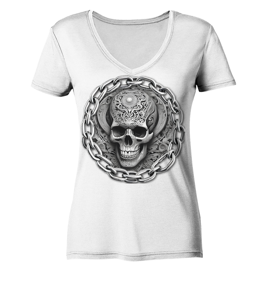 New Deathhead - Ladies V-Neck Shirt