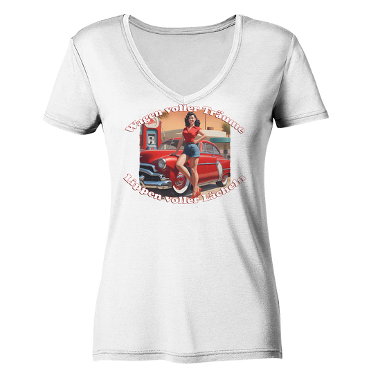 Pinup 6 - Ladies V-Neck Shirt