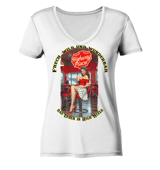 Pinup 1 - Ladies V-Neck Shirt