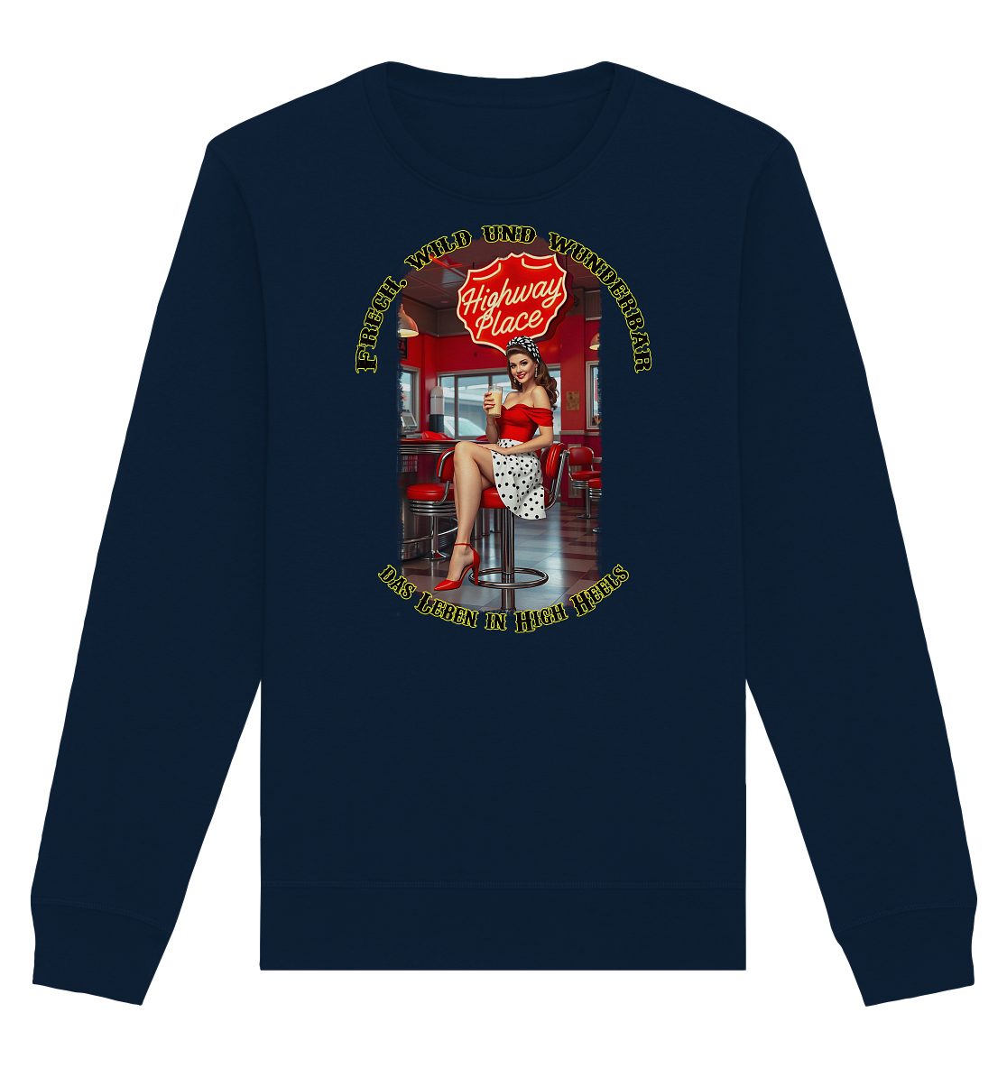 Pinup 1 - Organic Basic Unisex Sweatshirt