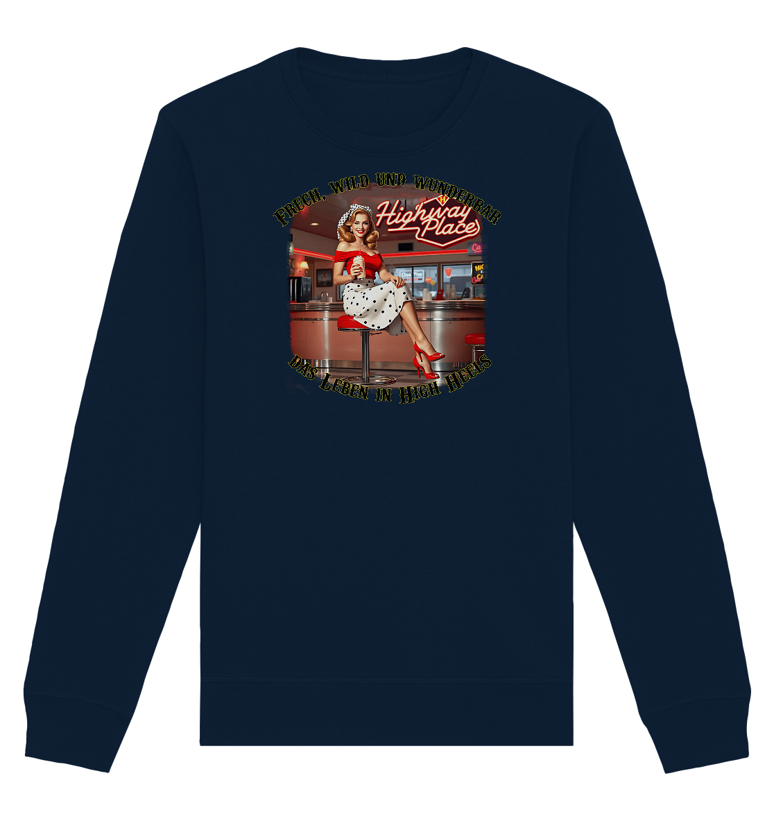 Pinup 2 - Organic Basic Unisex Sweatshirt