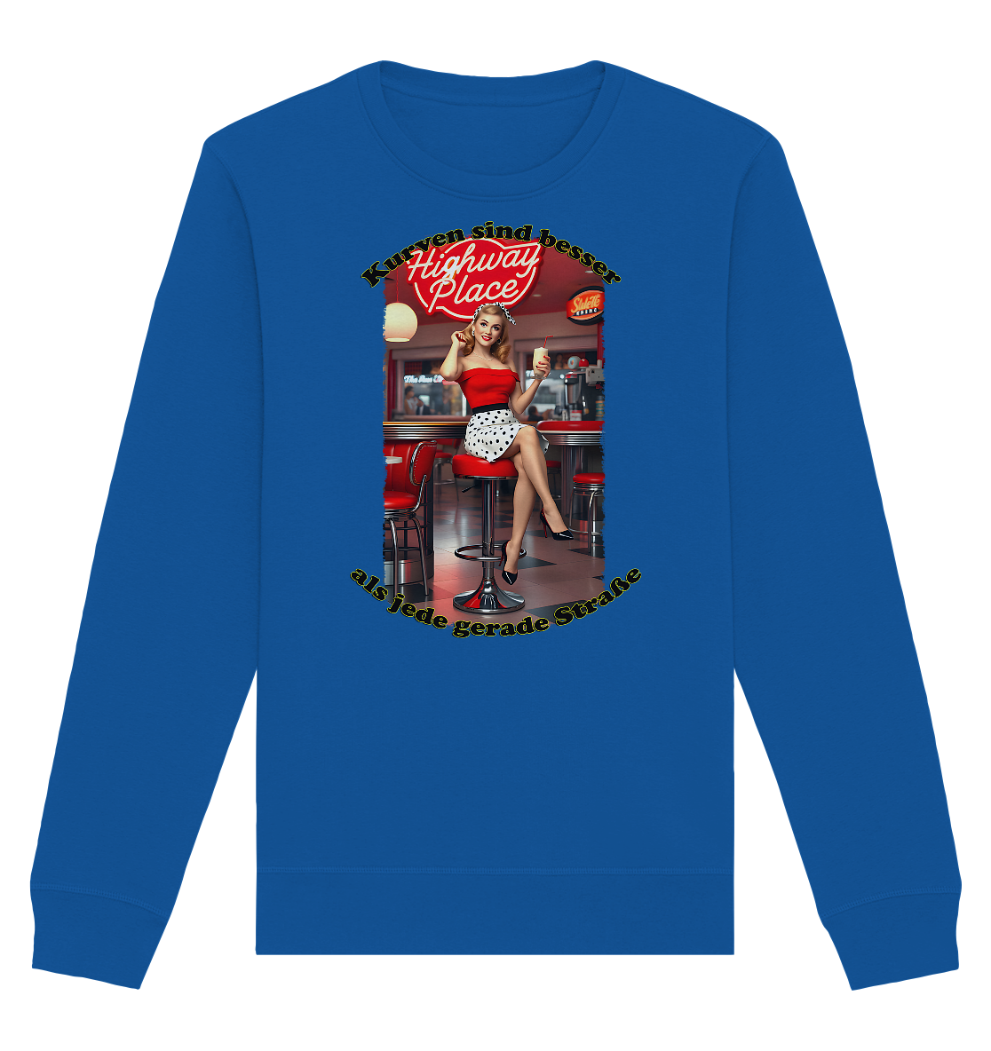 Pinup 3 - Organic Basic Unisex Sweatshirt