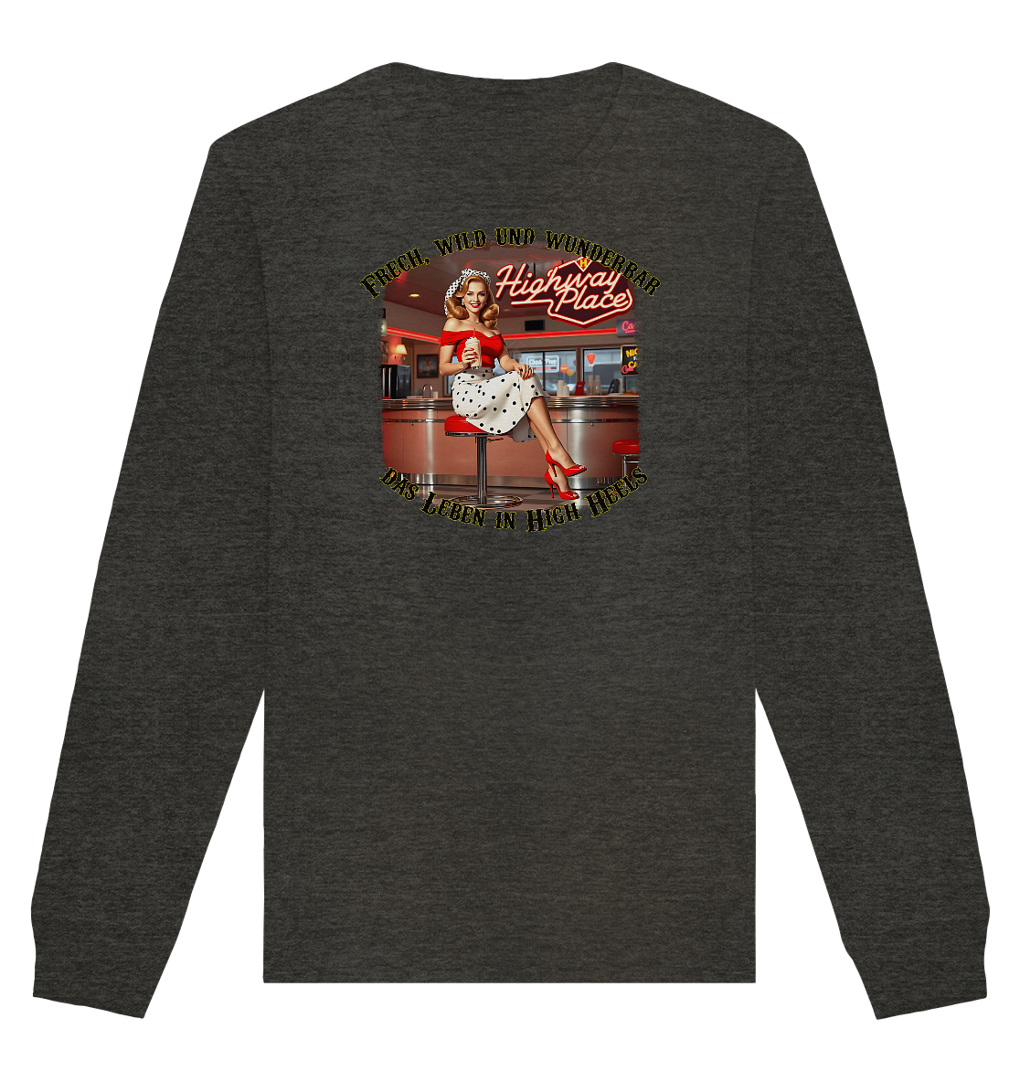 Pinup 2 - Organic Basic Unisex Sweatshirt