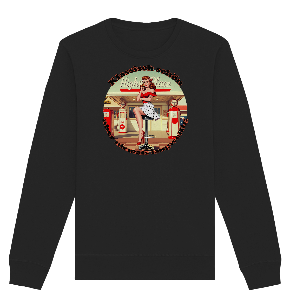 Pinup 9 - Organic Basic Unisex Sweatshirt