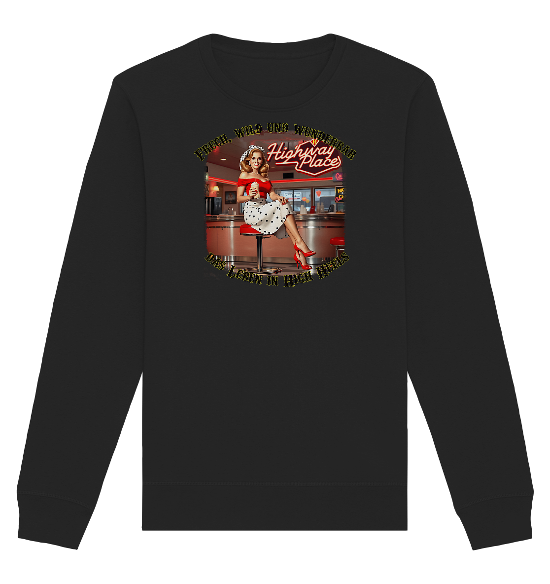 Pinup 2 - Organic Basic Unisex Sweatshirt