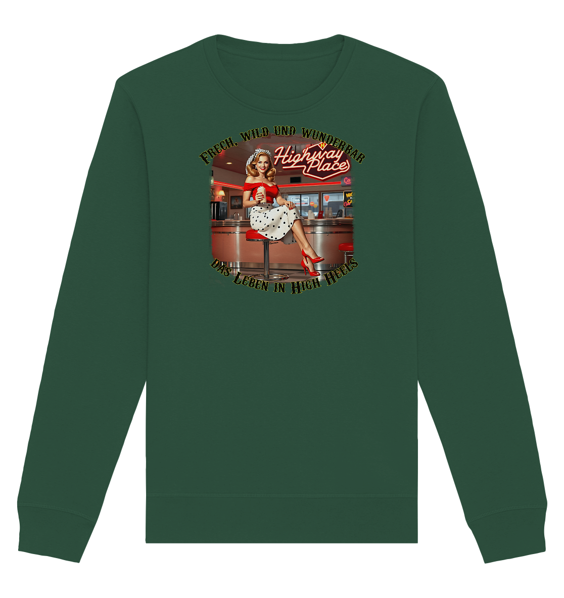 Pinup 2 - Organic Basic Unisex Sweatshirt