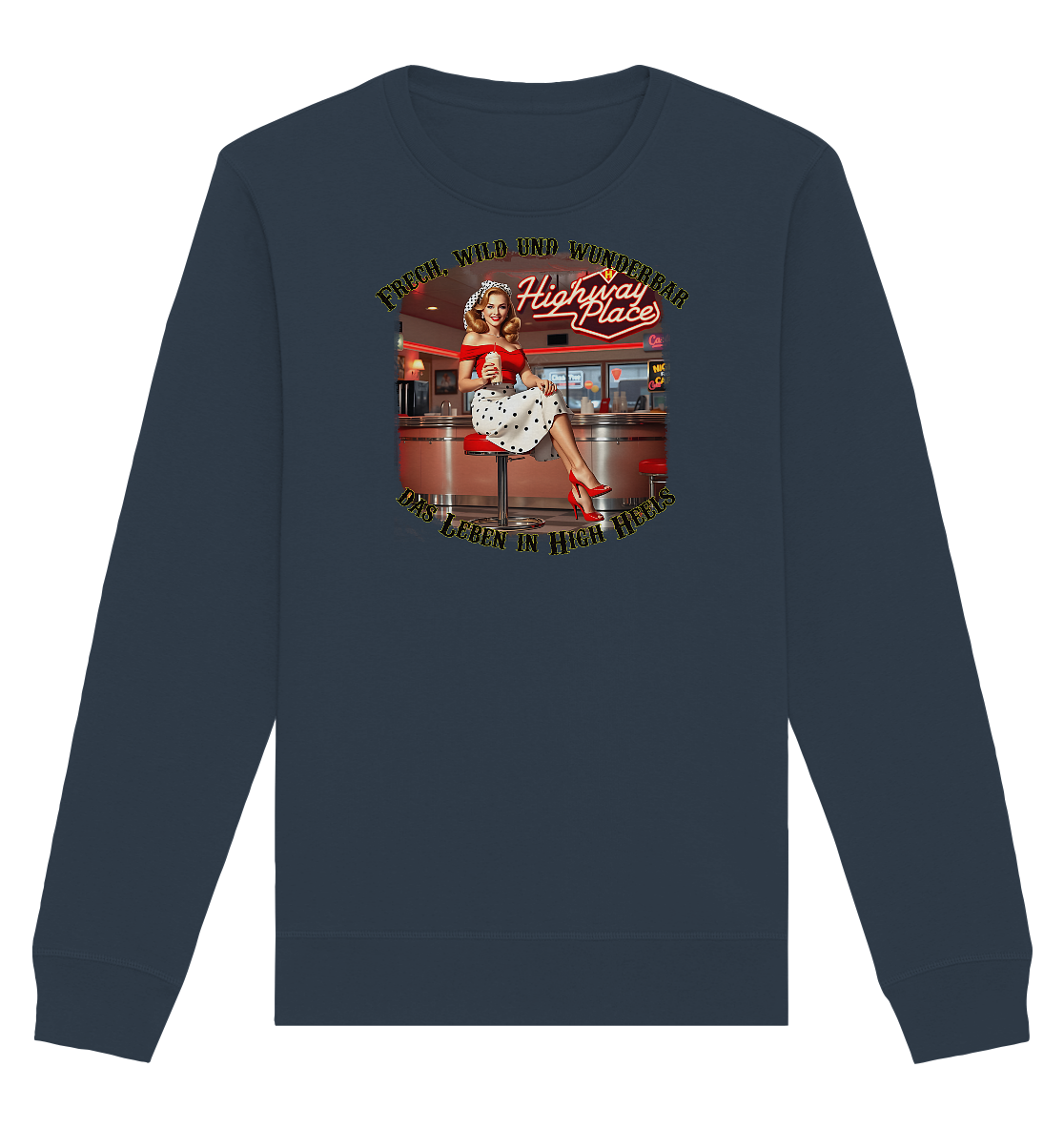 Pinup 2 - Organic Basic Unisex Sweatshirt