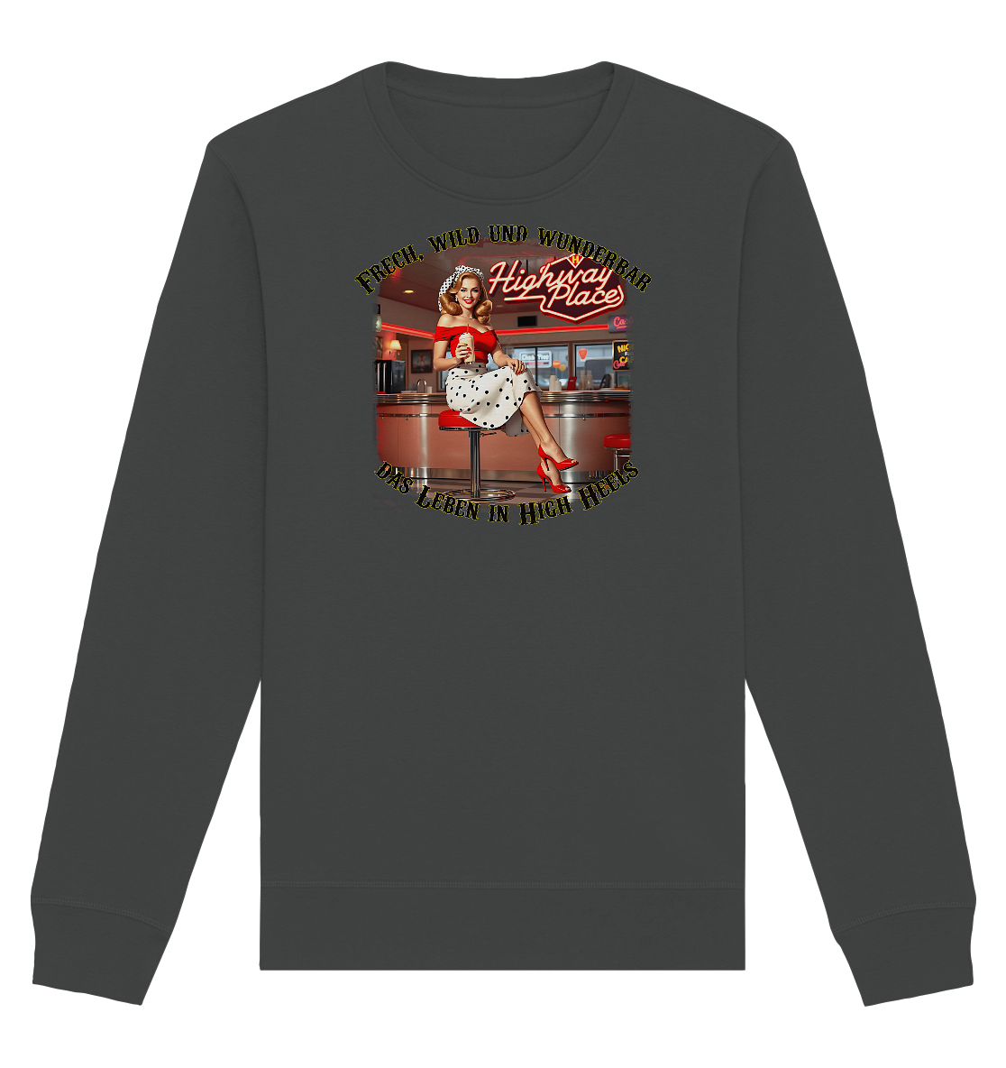 Pinup 2 - Organic Basic Unisex Sweatshirt