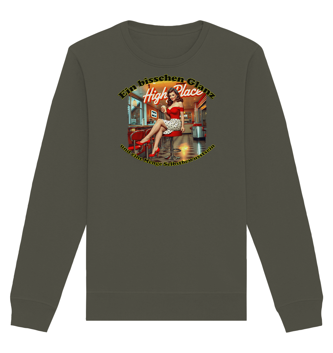 Pinup 5 - Organic Basic Unisex Sweatshirt