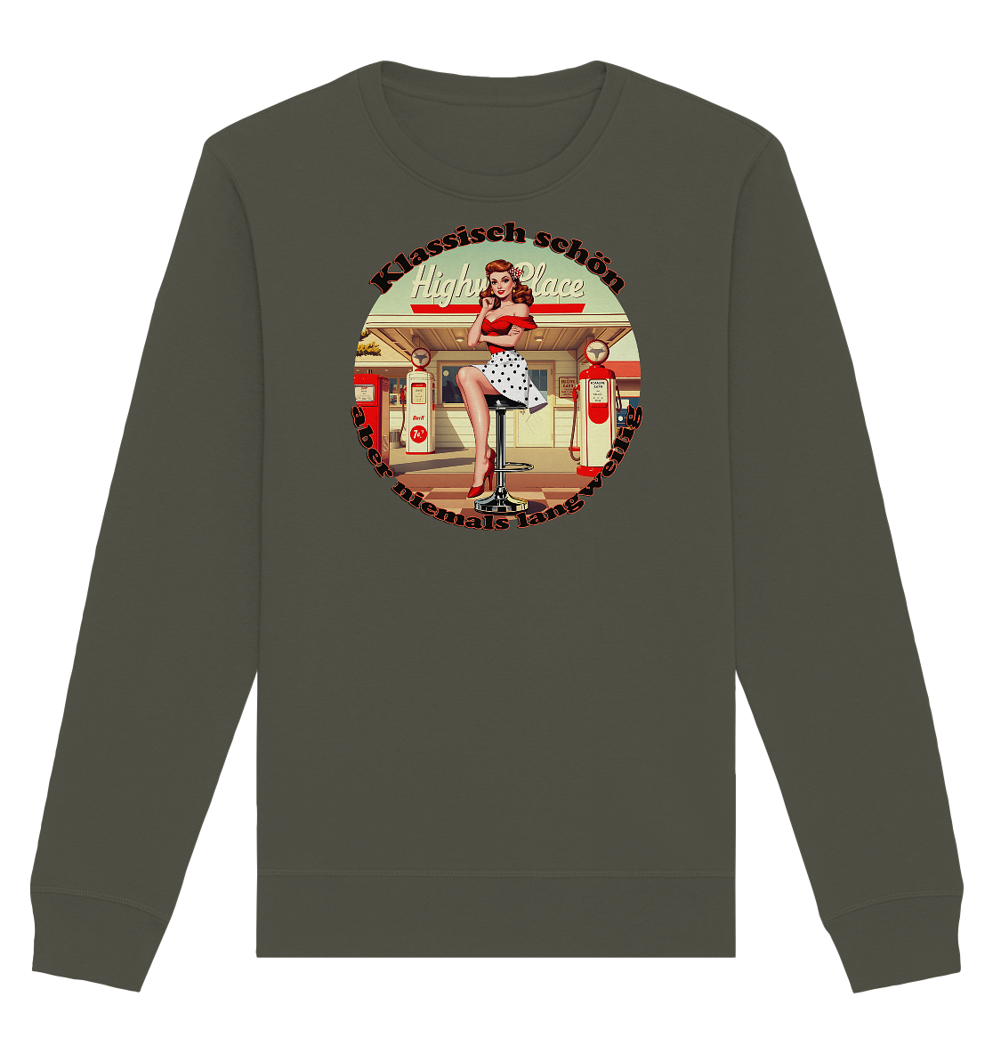 Pinup 9 - Organic Basic Unisex Sweatshirt