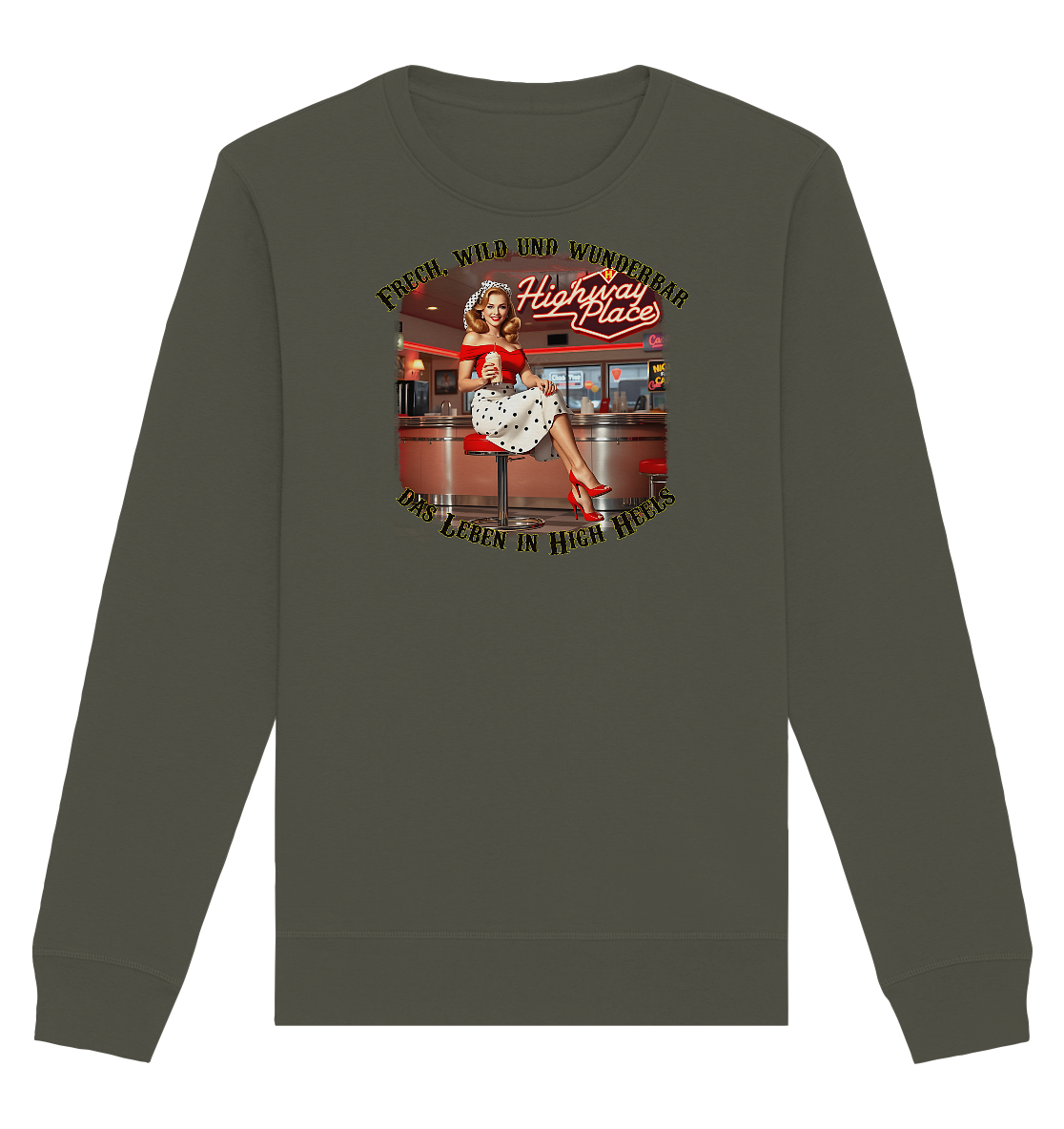 Pinup 2 - Organic Basic Unisex Sweatshirt