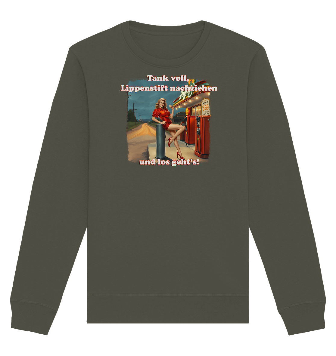 Pinup 7 - Organic Basic Unisex Sweatshirt