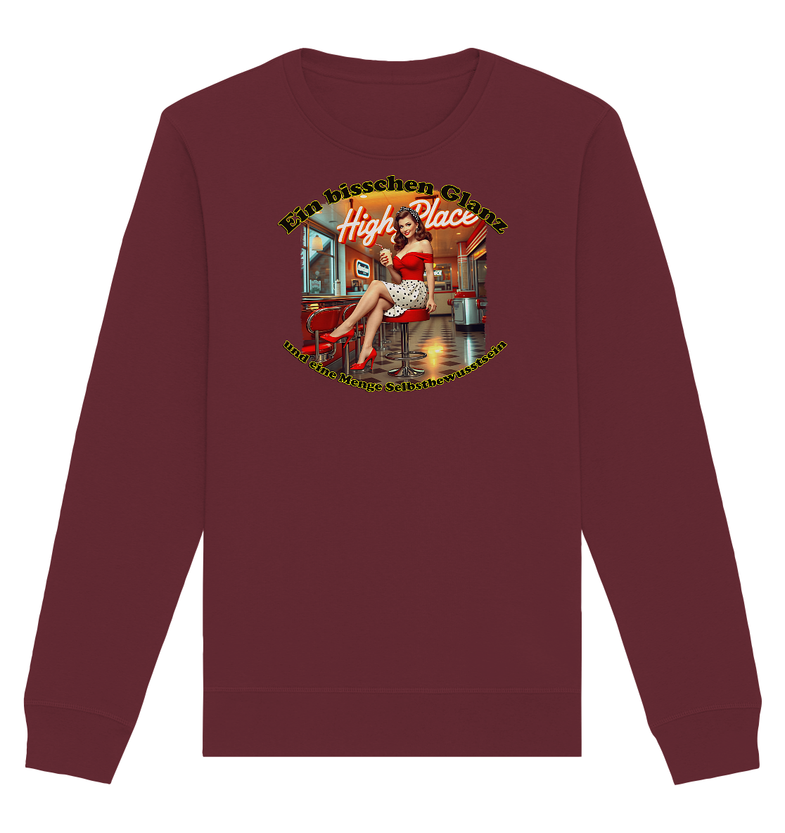 Pinup 5 - Organic Basic Unisex Sweatshirt