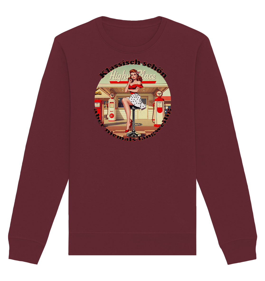 Pinup 9 - Organic Basic Unisex Sweatshirt