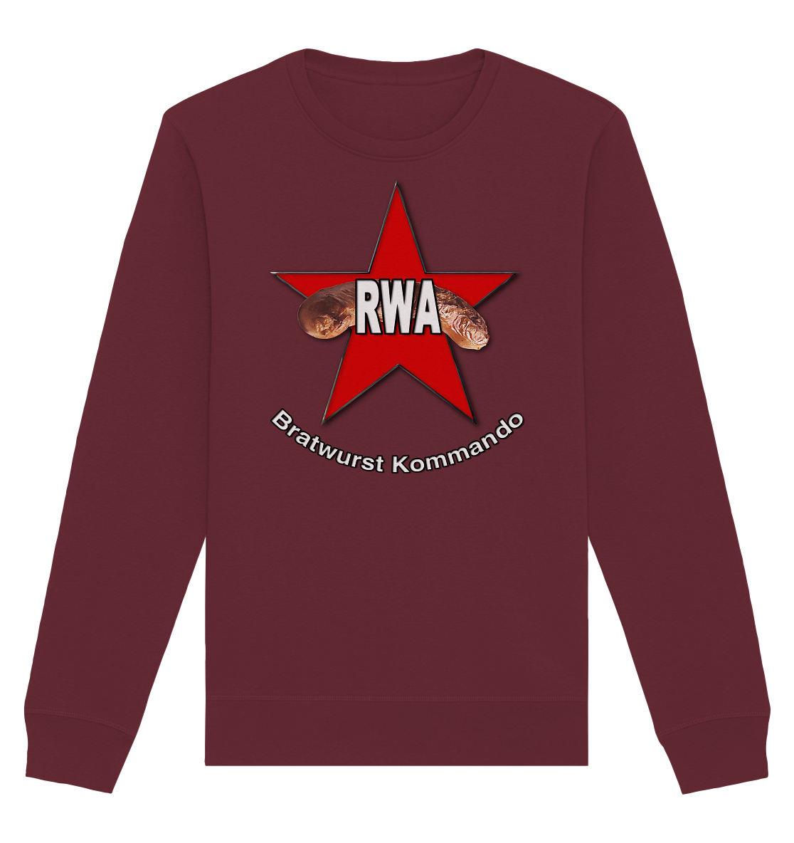 Rote Wurst Armee - Bratwurst Kommando - Organic Basic Unisex Sweatshirt