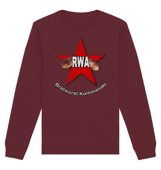 Rote Wurst Armee - Bratwurst Kommando - Organic Basic Unisex Sweatshirt