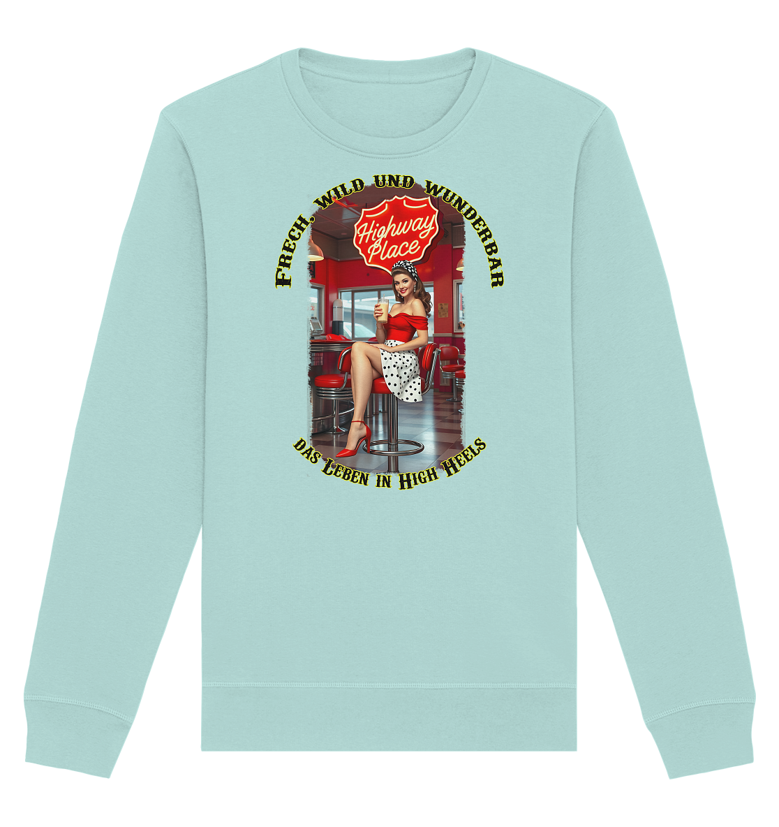 Pinup 1 - Organic Basic Unisex Sweatshirt