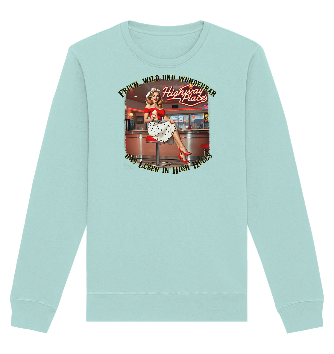 Pinup 2 - Organic Basic Unisex Sweatshirt