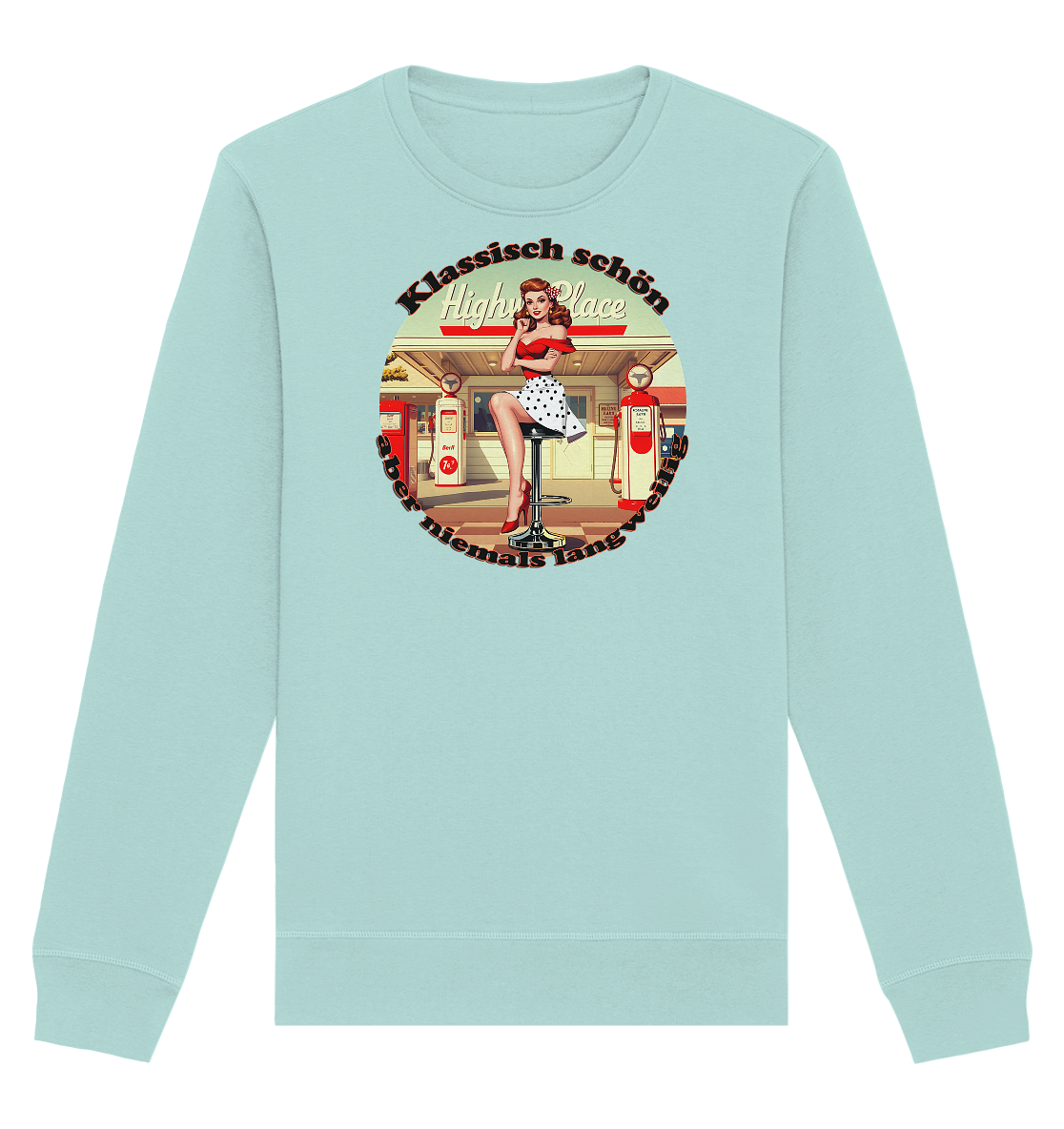 Pinup 9 - Organic Basic Unisex Sweatshirt