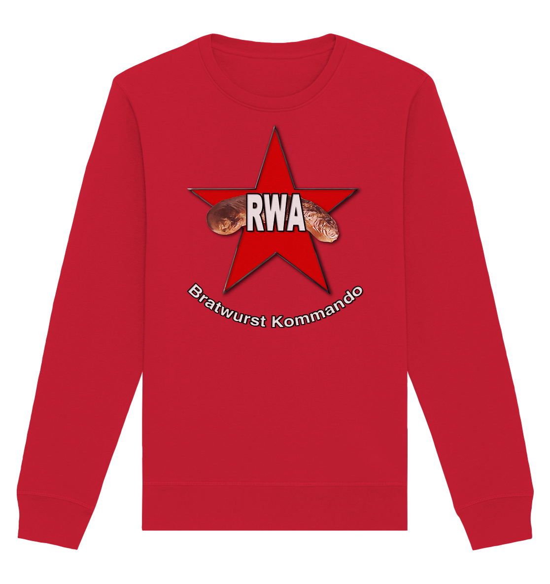 Rote Wurst Armee - Bratwurst Kommando - Organic Basic Unisex Sweatshirt