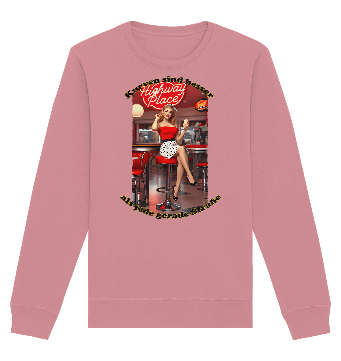 Pinup 3 - Organic Basic Unisex Sweatshirt