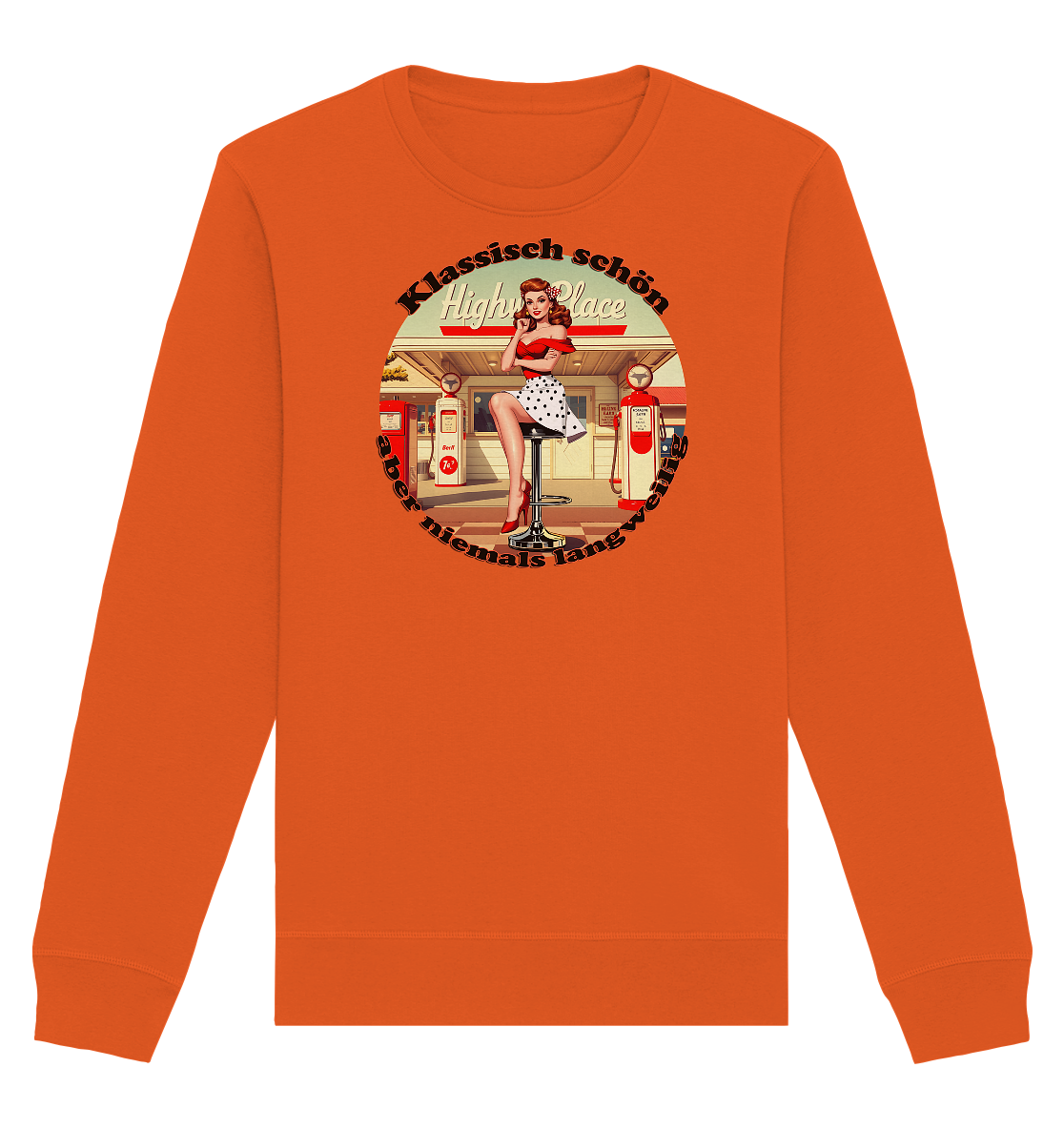 Pinup 9 - Organic Basic Unisex Sweatshirt