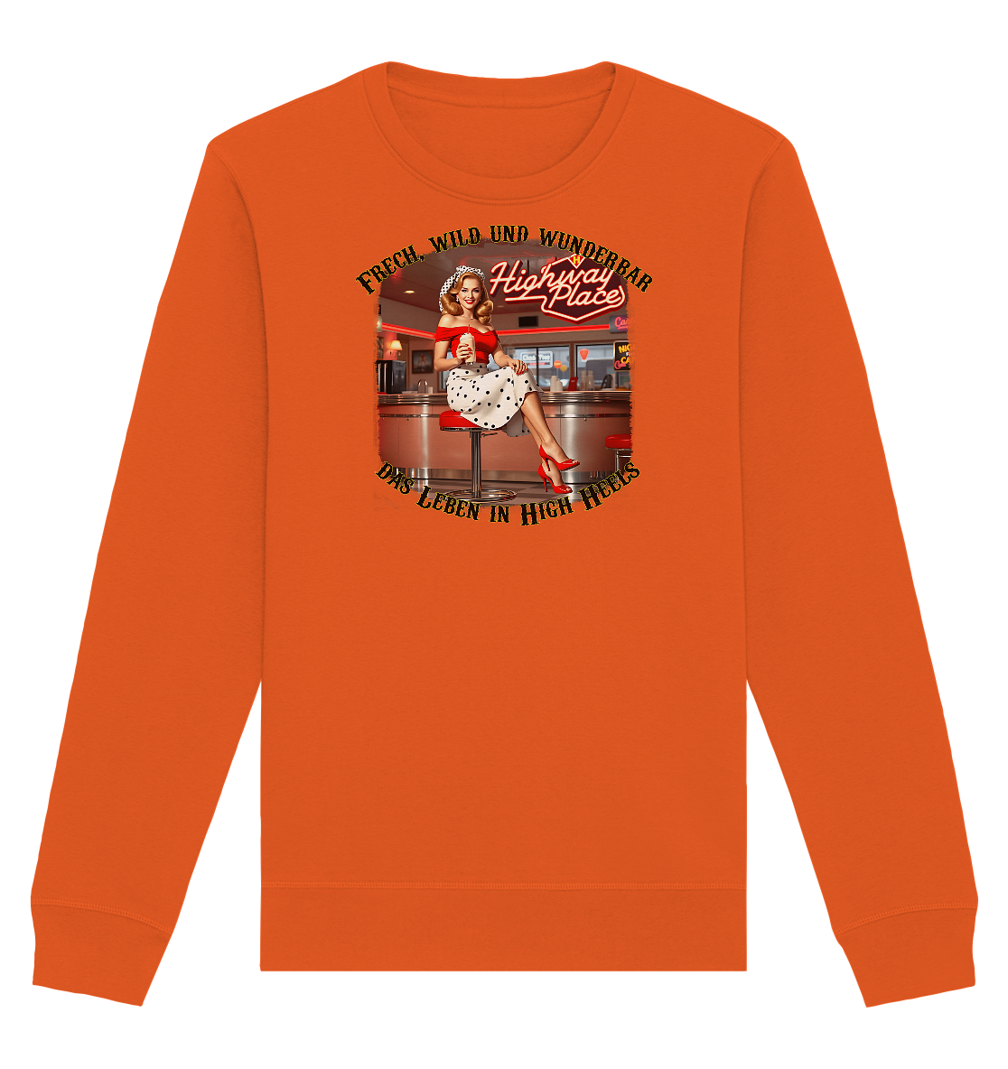 Pinup 2 - Organic Basic Unisex Sweatshirt