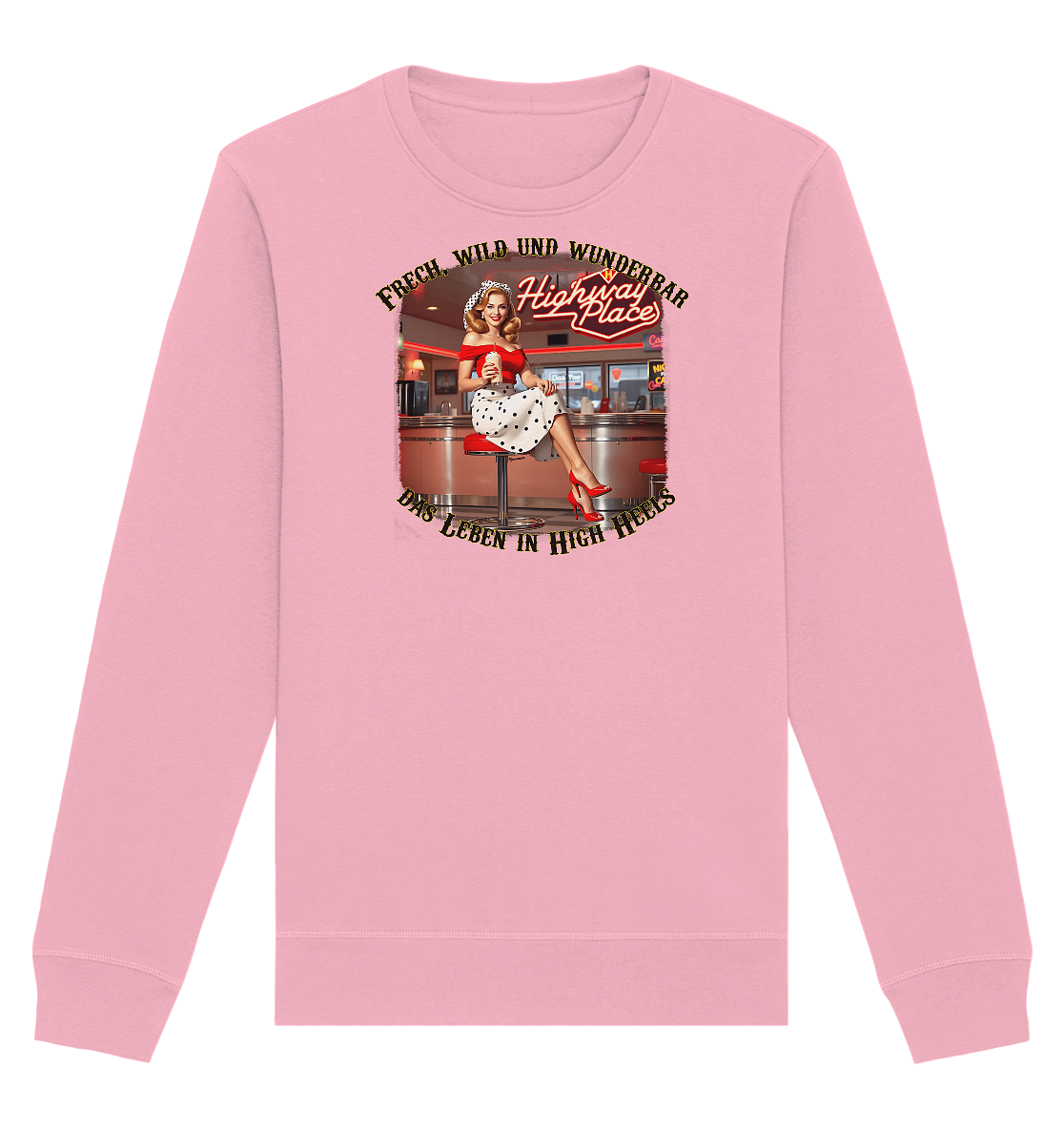 Pinup 2 - Organic Basic Unisex Sweatshirt