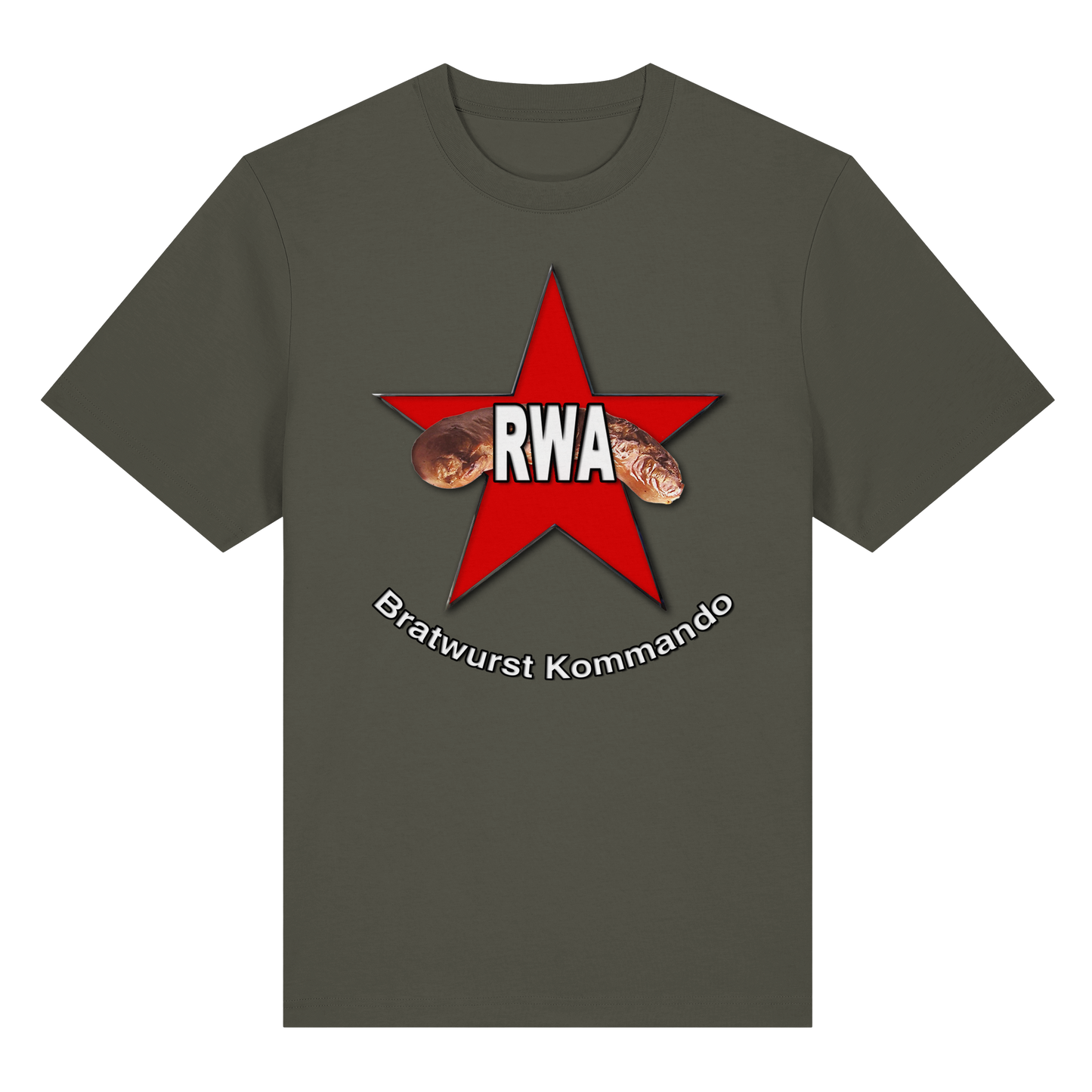 Rote Wurst Armee - Bratwurst Kommando - Organic Heavy T-Shirt