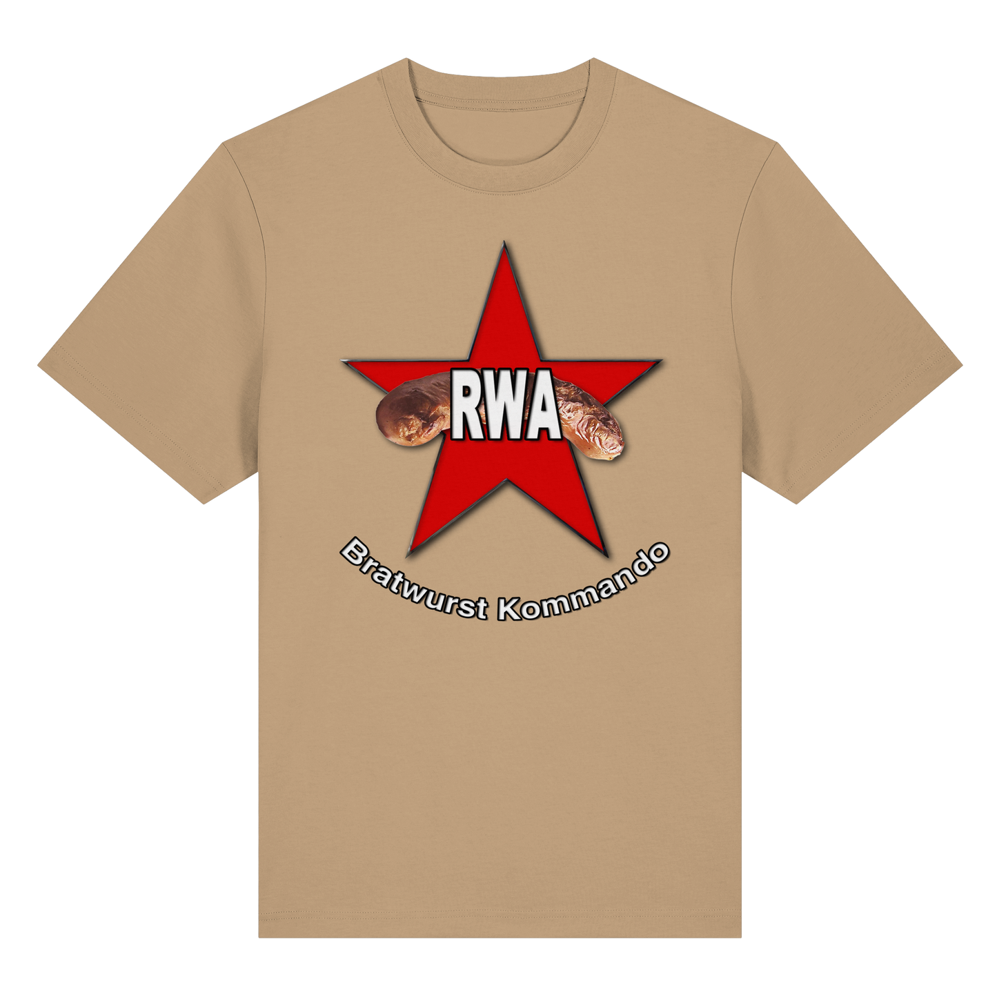 Rote Wurst Armee - Bratwurst Kommando - Organic Heavy T-Shirt