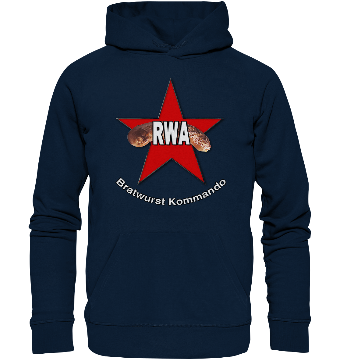 Rote Wurst Armee - Bratwurst Kommando - Organic Hoodie